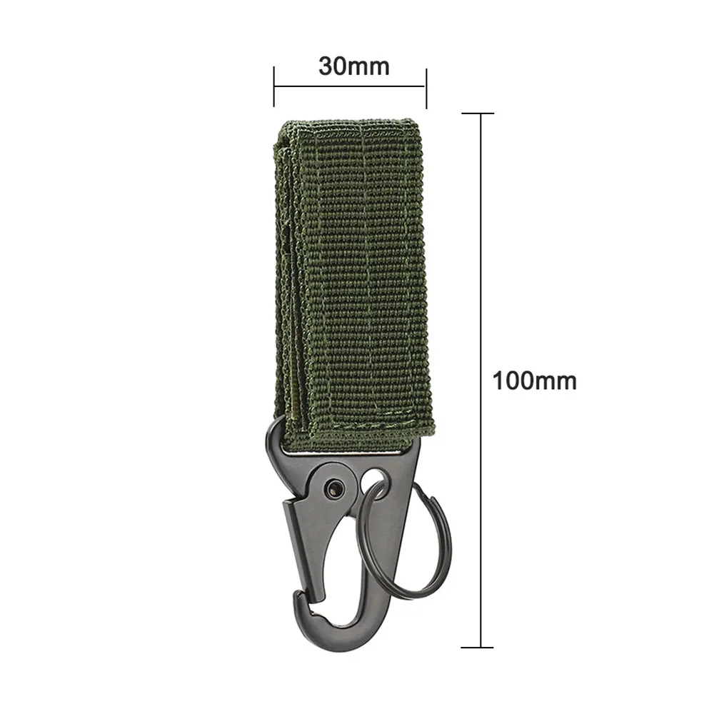 3 Pcs Tactical Carabiner Outdoor EDC Keychain Keys Holder Camping Backpack Belt Hook Hanging Buckle Muilter Clip image 6