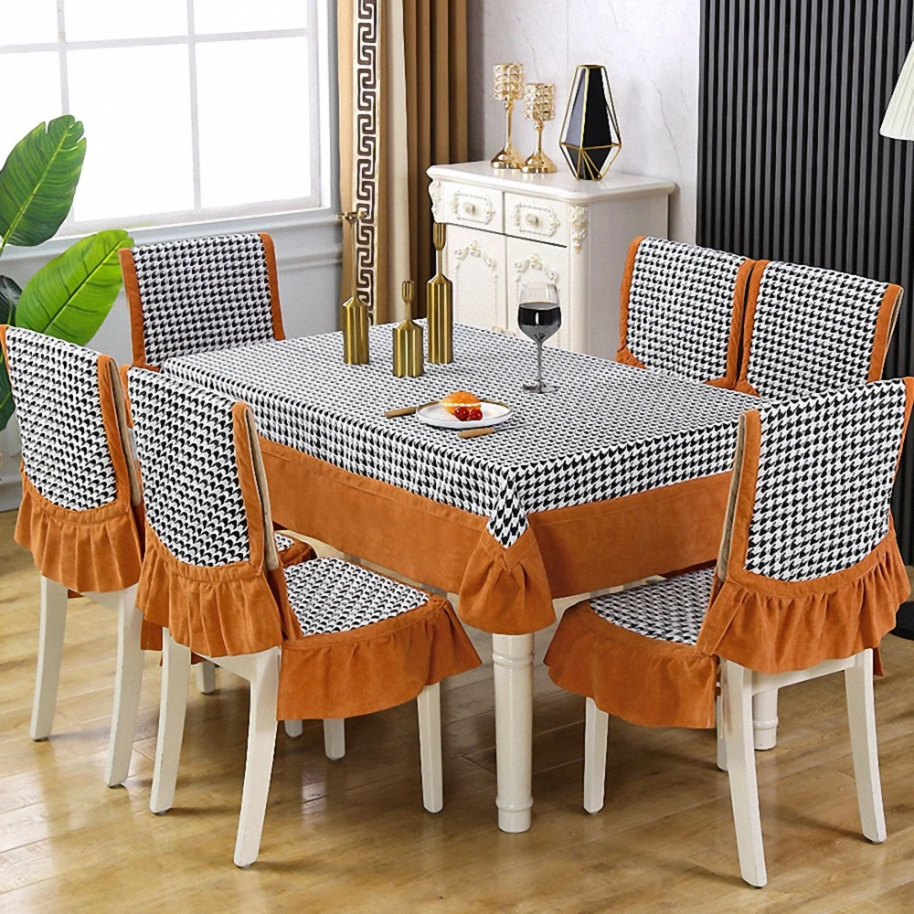 Luxury Lattice Tablecloth for Dining Table High Quality Chair Cover Table Cloth for Home Wedding Party Restaurant Decor Dress