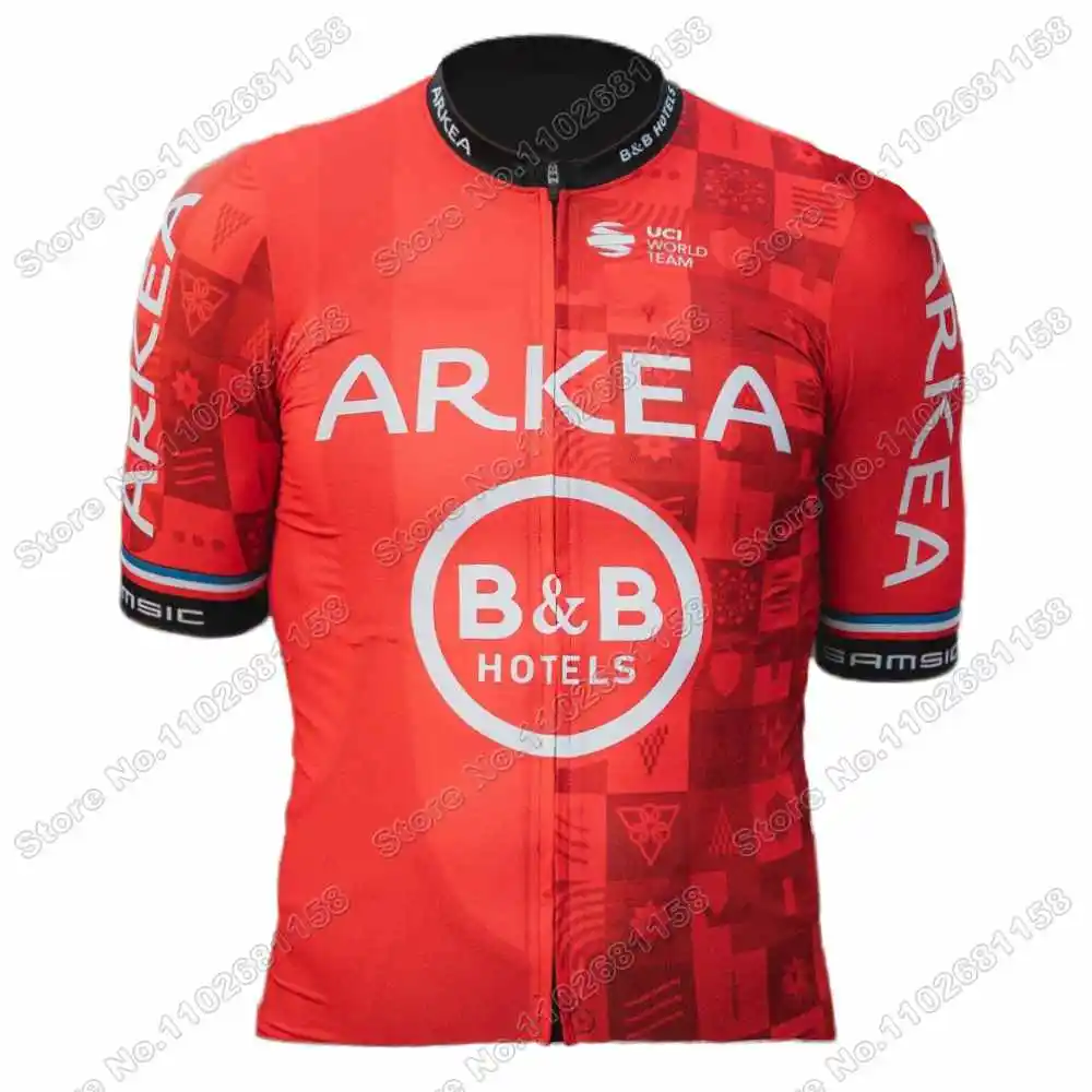 New 2024 ARKEA Samsic B&B HOTELS Cycling Jersey Excalibur Set France Champion Cycling Clothing Men Road Bike Suit Bicycle Pants