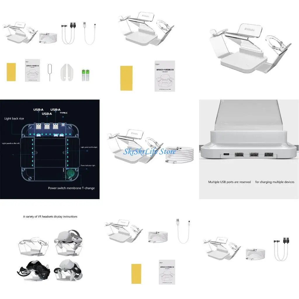 

E65E Convenient Display Charging Dock Holder for Virtual Reality Headsets