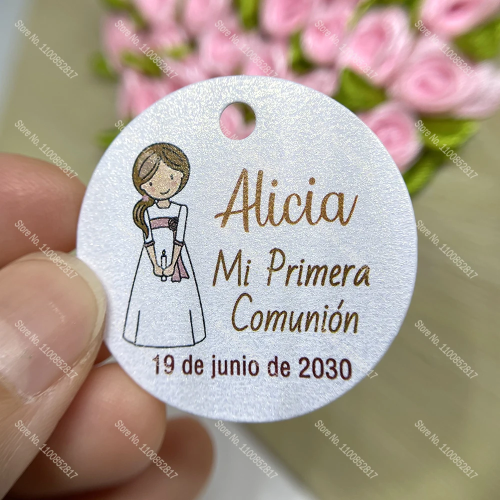 Aanpassen Eerste Communie Gunsten Tag, Jongen Of Meisje Communie Tag Girl Communion Gunst Diy Tag, Personaliseren