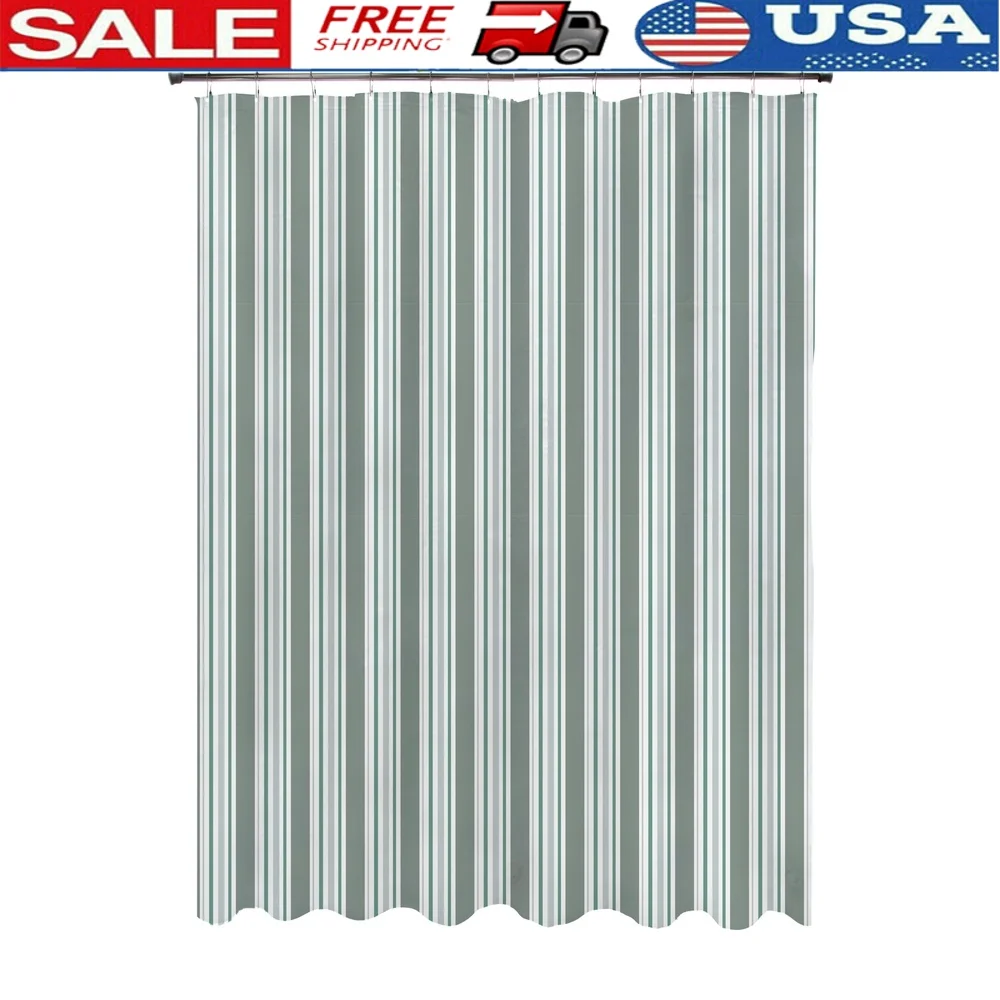 

Подкладка для занавески для душа PEVA среднего размера, водонепроницаемая, экологически чистая, без запаха, 70x72 дюйма, с усиленными подвесными отверстиями, декор для ванной комнаты