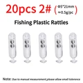 20 piezas tamaño 2 transparentes