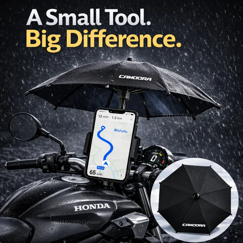 

Держатель для телефона и зонта для мотоцикла HONDA CB1000R, водонепроницаемый, солнцезащитный, антибликовый, дождезащитный, крепление на руль для GPS