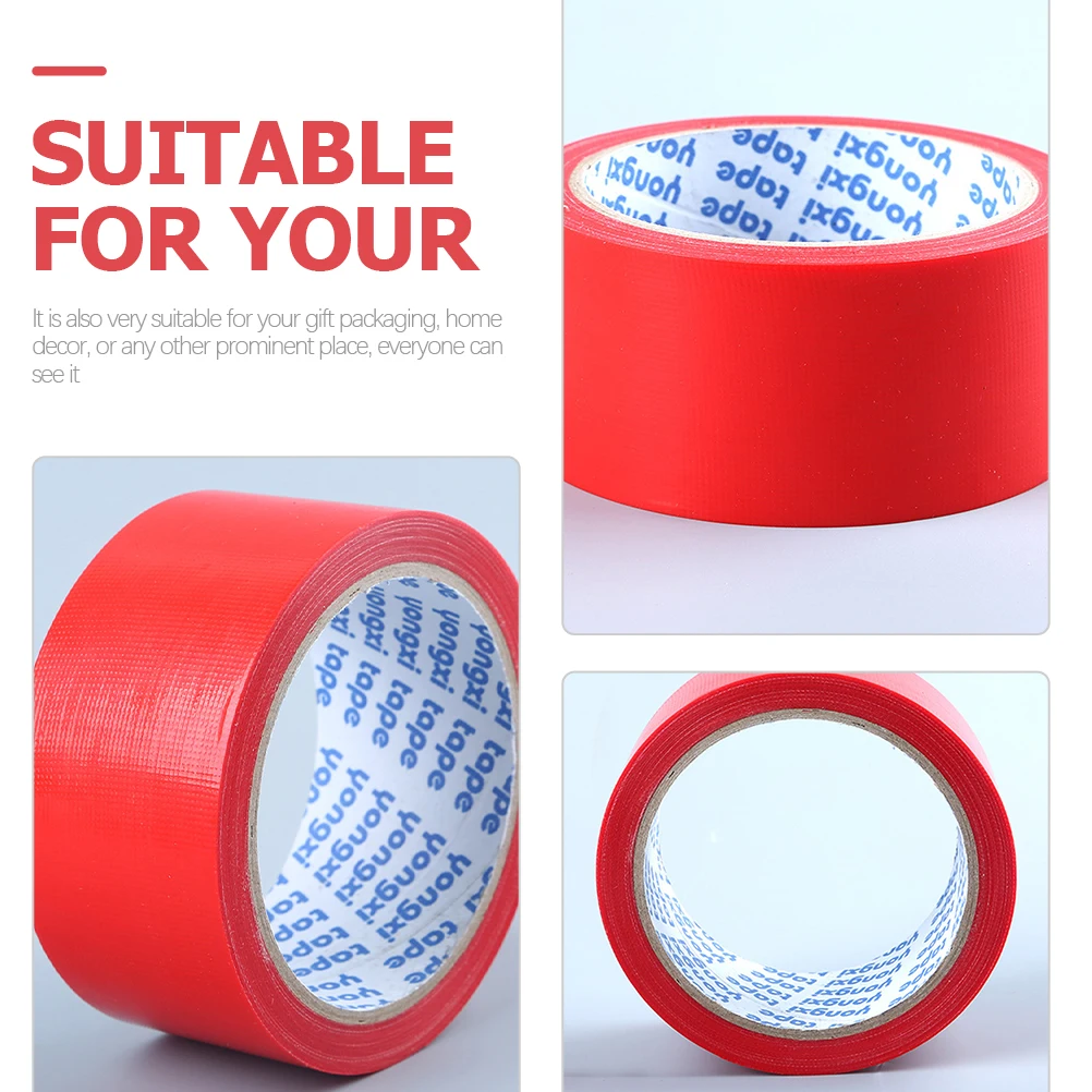 

4 Rolls Waterproof Cloth Tape Heavy Duty Duct Manual Surface Protection Polyethylene and Gauze Fiber Strong Long Lasting