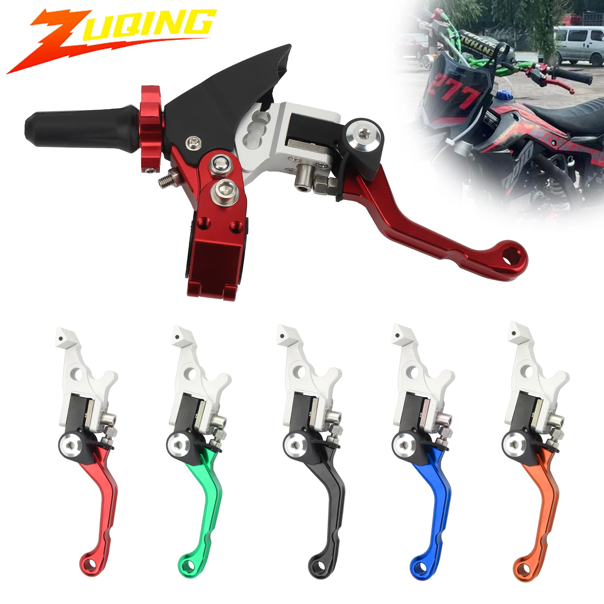 

22mm Motorcycle CQR Brake Clutch Lever Handlebar Universal For KTM Husqvarna Motocross Refit Parts Pit Dirt Bike Accessories