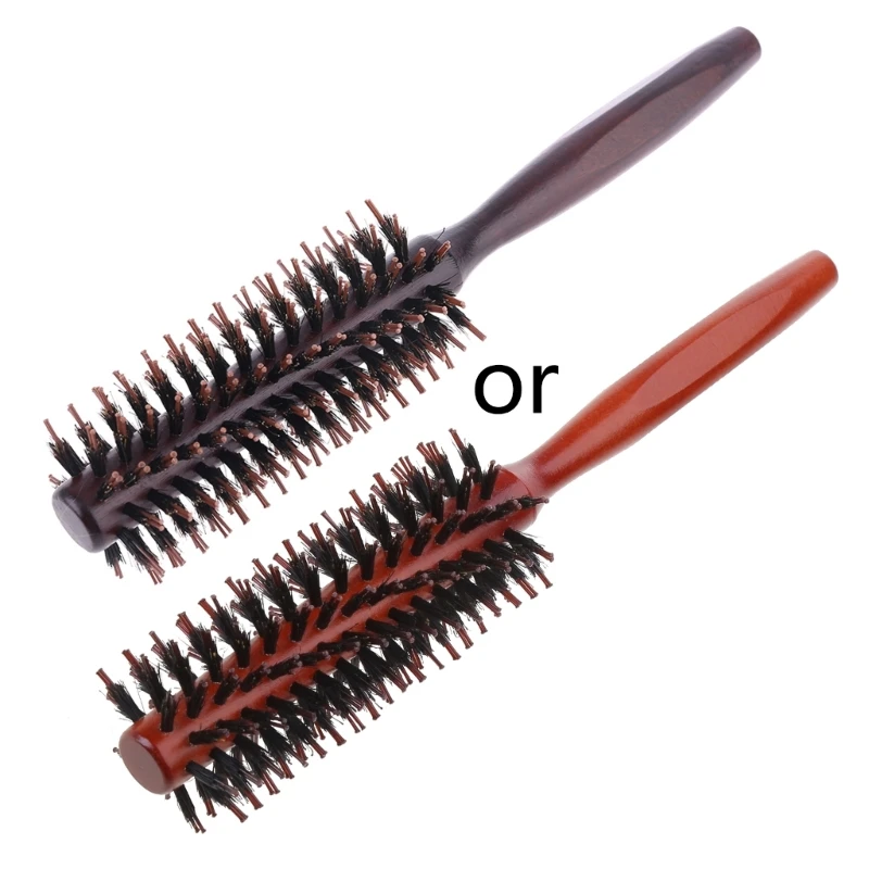 

Thick Round Hair Massage Comb Bristle Brush Blow Drying Hairbrush Styling Tool Dropship