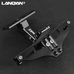 For BMW R1300GS R1300 GS R 1300 GS ADVENTURE 2023 2024 2025 Universal Motorcycle License Plate Bracket with light for plate
