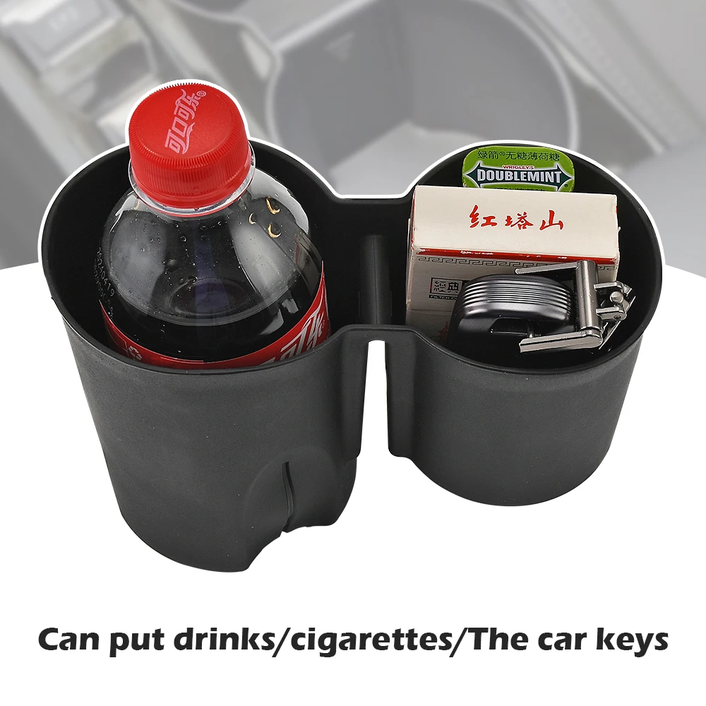 Car Cup Holder Accessories for Peugeot 208 and 2008 Model (Released Year in 2020-2024) Organizer PVC Drink Holder Mounts