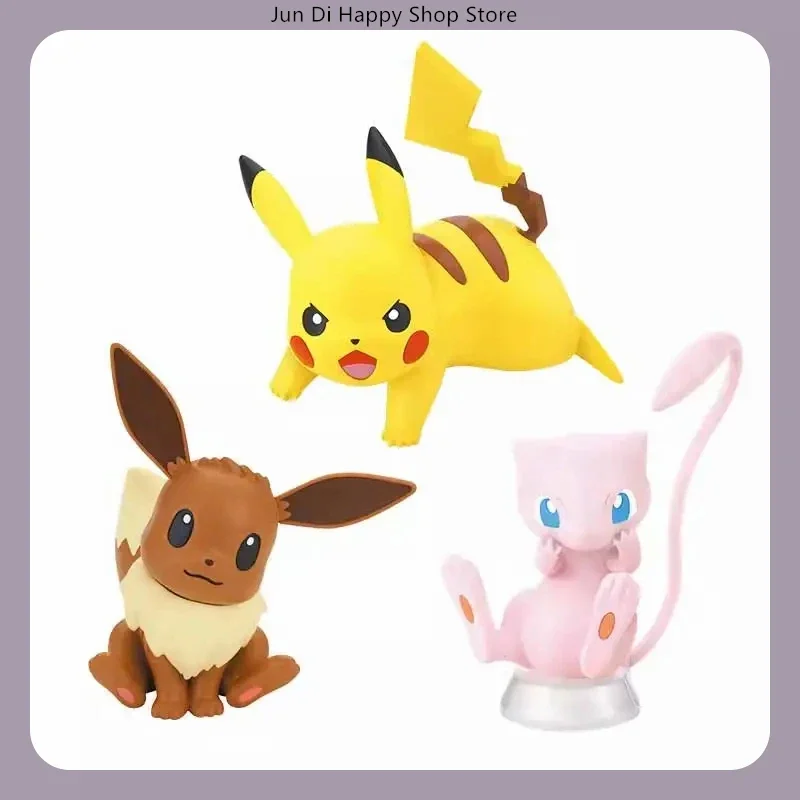 

Bandai Original Pokemon Figure Kawaii Pokemon Assemble Model Statue Children Collection Desktop Decoration Ornament Toys Gifts