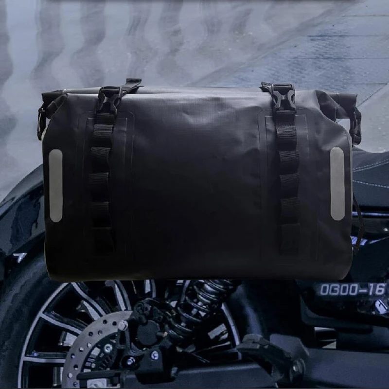 

Waterproof Hanging Bag For Bicycles And Motorcycles Storage Waterproof Bag Large Capacity Rear Edge Tail Package Y486