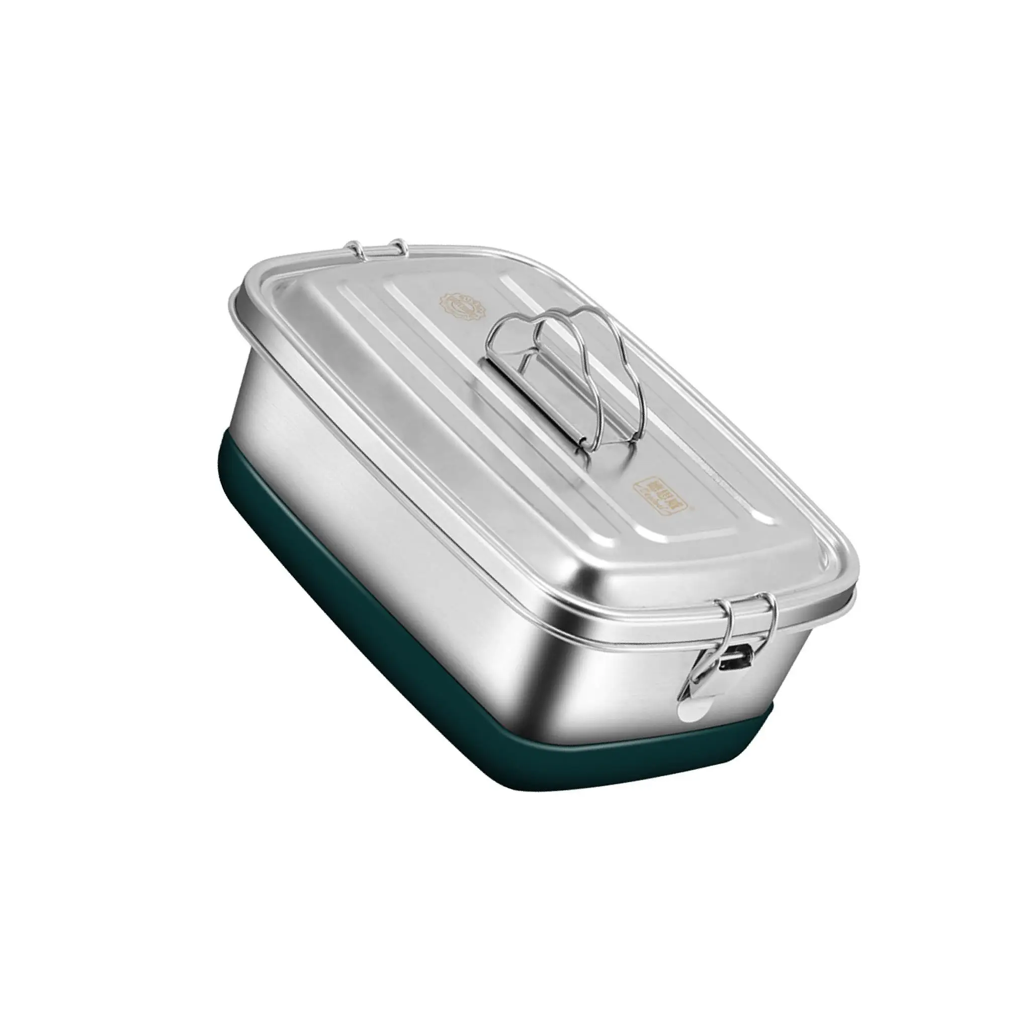 304 Stainless Steel Bento Box Lunch Box Food Container 1200ml 2 Tier