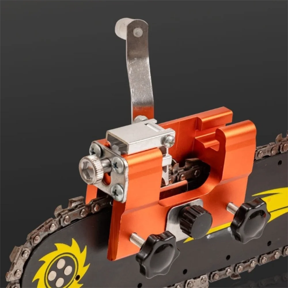 

Металлическая ручная точилка для цепей бензопил, быстрозаточивающийся ручной шлифовальный станок для цепей, инструмент для быстрой заточки цепей с зажимом