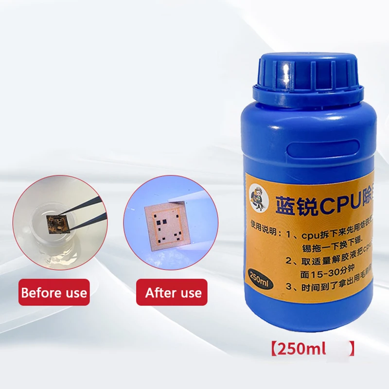 CPU Nand Wifi Glue Remove Liquid Cleaner MECHANIC QC 20 RELIFE RL-039 250ML LANRUI BGA IC Adhesive Epoxy Phone Repair Tool