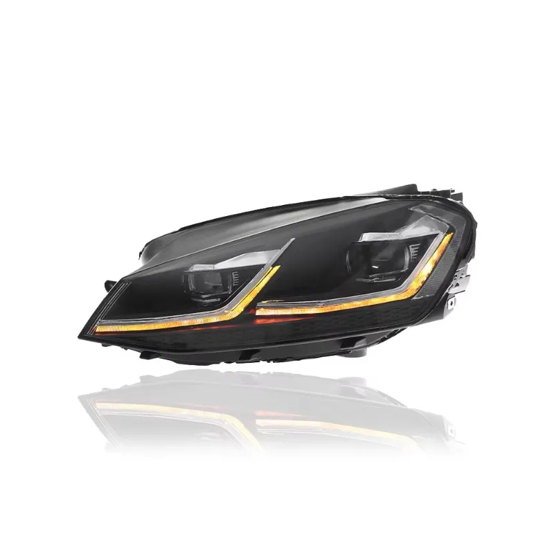 LED Car Lamp MK7 2013-2017 Headlight Assembly Upgrade Golf 7.5 High Configure Style Dynamic Lamp Accessories