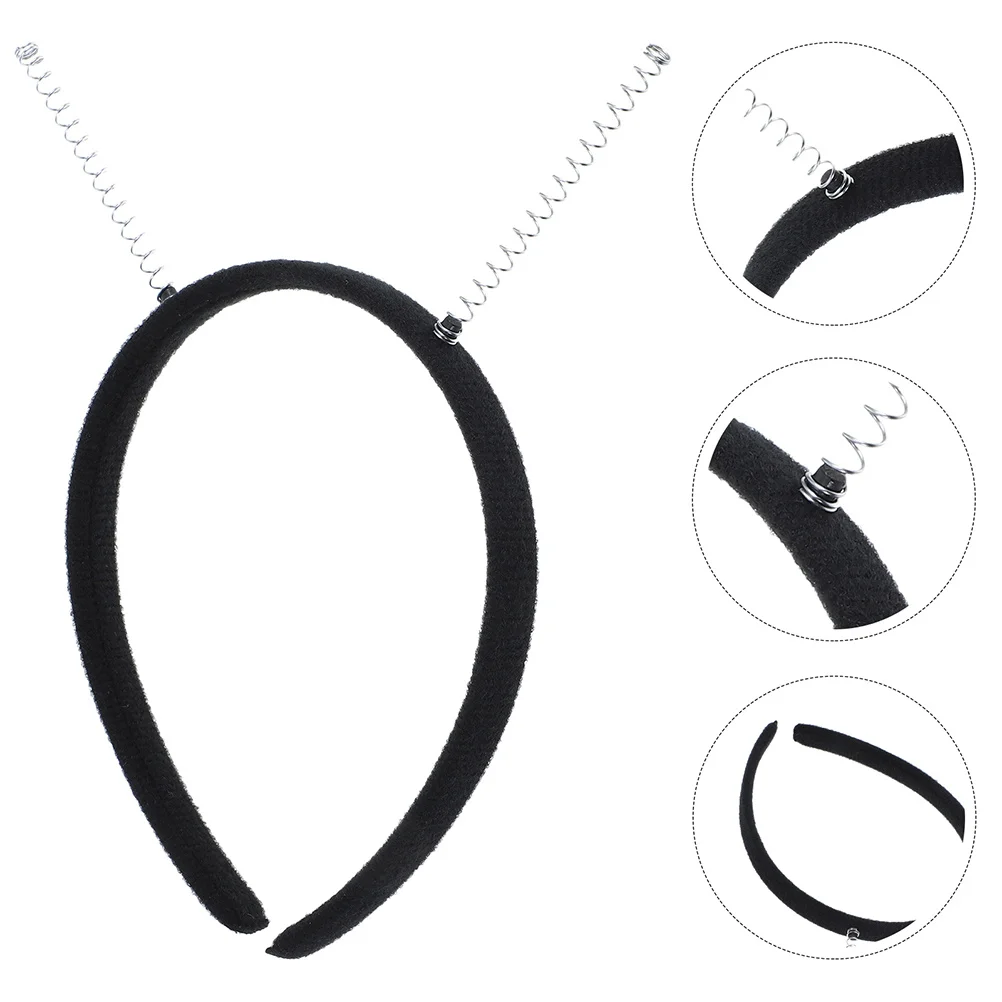

20Pcs Spring Black Headband DIY Antenna Hairband Costume Party DIY Hair Accessories Craft Hairband Fashion Accessories