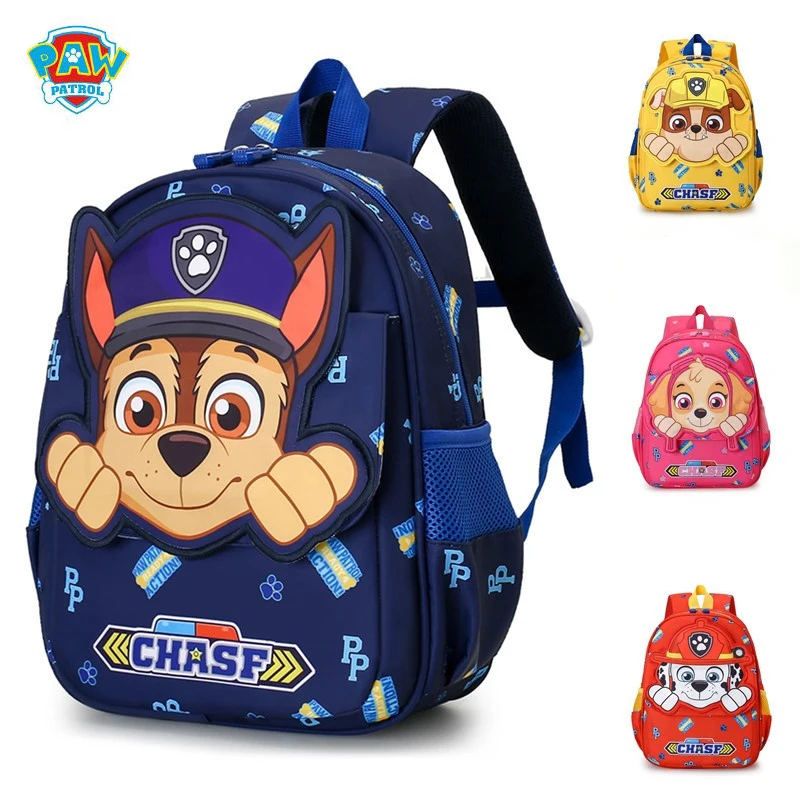 Paw Patrol Backpack Cute Cartoon Backpack Large-capacity Waterproof Children's Bags Anime Pattern Student Kid Schoolbag