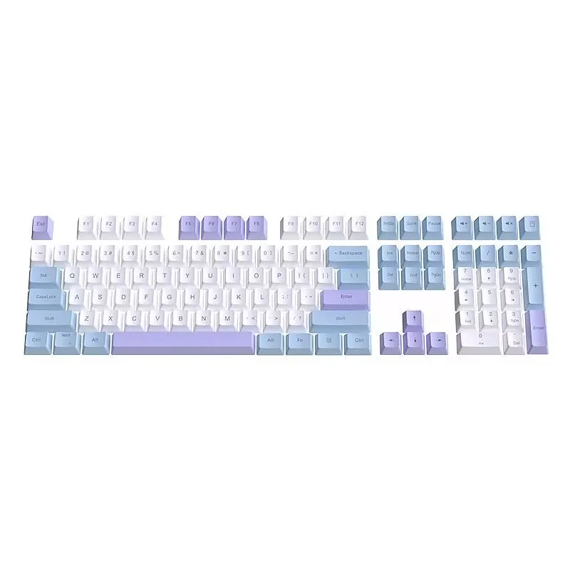 Three Color Matching Custom Keycap 108 Keys Set For Gamer Mechanical Keyboard 61 87 104 108 Keyboard Cherry Profile Mx Switch