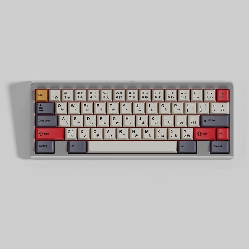 

1 комплект кейкапов GMK Beta PBT с 5-сторонней сублимационной печатью, профиль Cherry, светонепроницаемые, для Alice Double B Split, с 7U пробелом