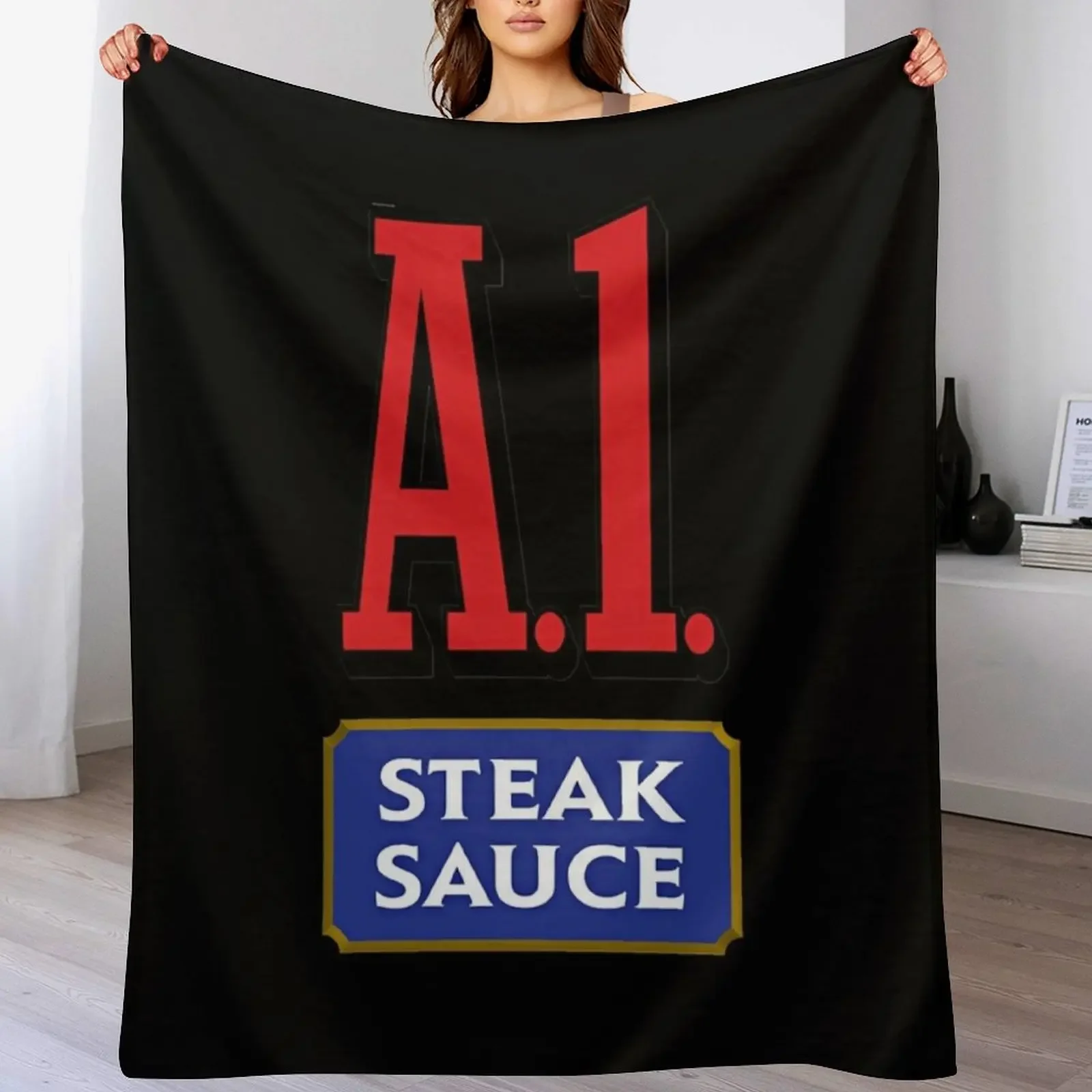 

A1 Sauce Essential Throw Blanket Anti Shedding Soft Fuzzy Blanket for Home