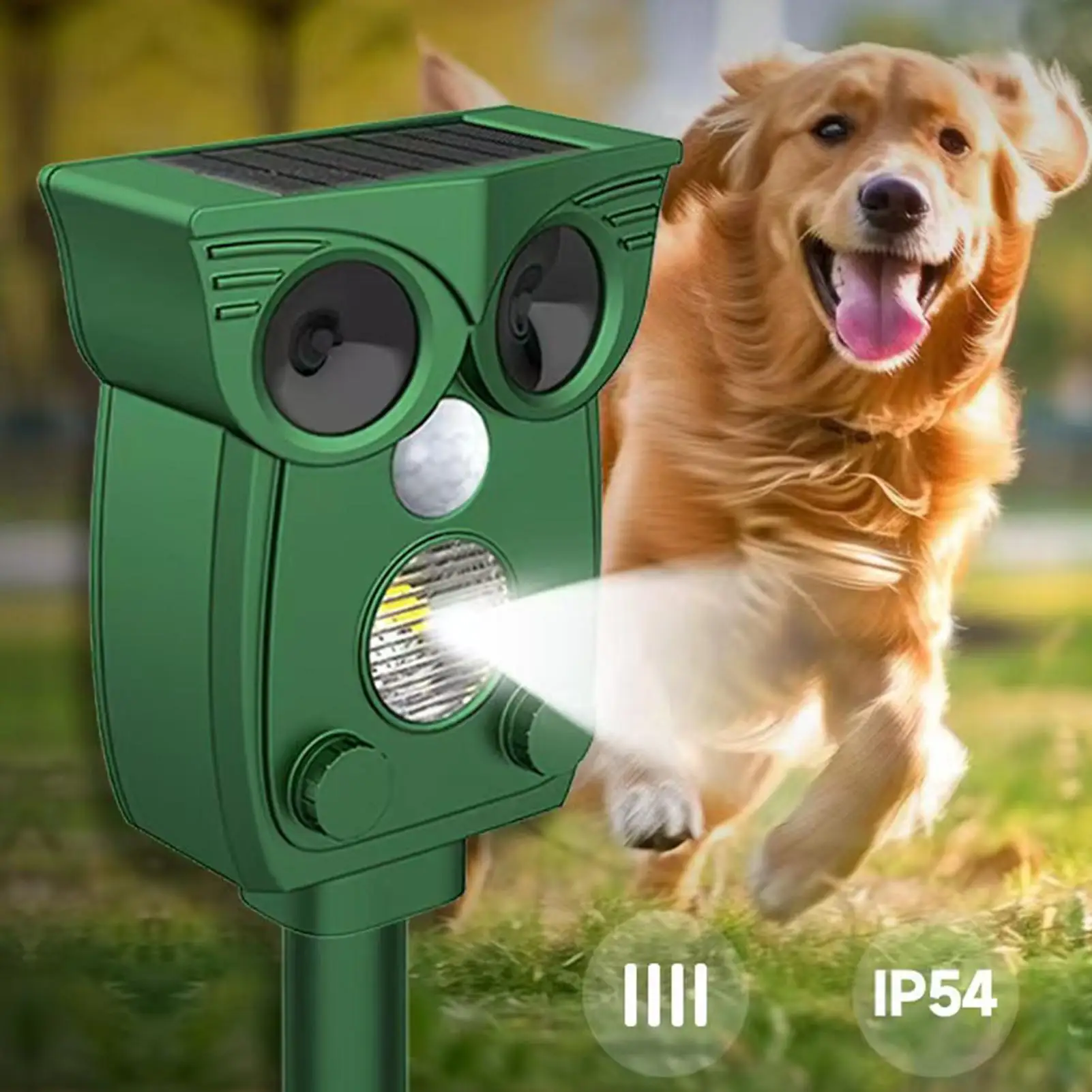 

Bird Control Owl Shape Solar Boar Prevention Ultrasonic Bird Away Devices For Swallow Cat Dog Bat Boar Lawn Yard Fence Roof