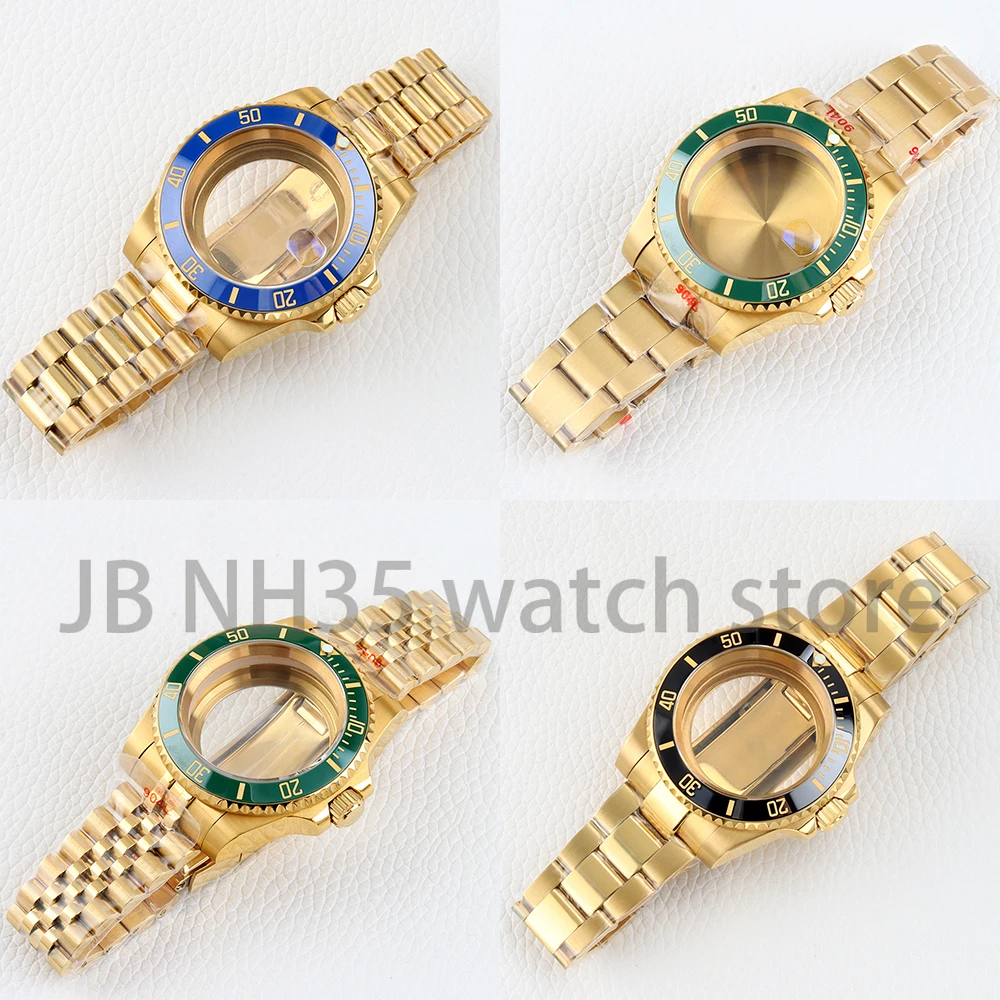 

Корпус часов NH35 с сапфировым стеклом, 40 мм, для мужских наручных часов Submariner, подходит для механизмов NH34/NH35/NH36/NH38, аксессуары для часов.