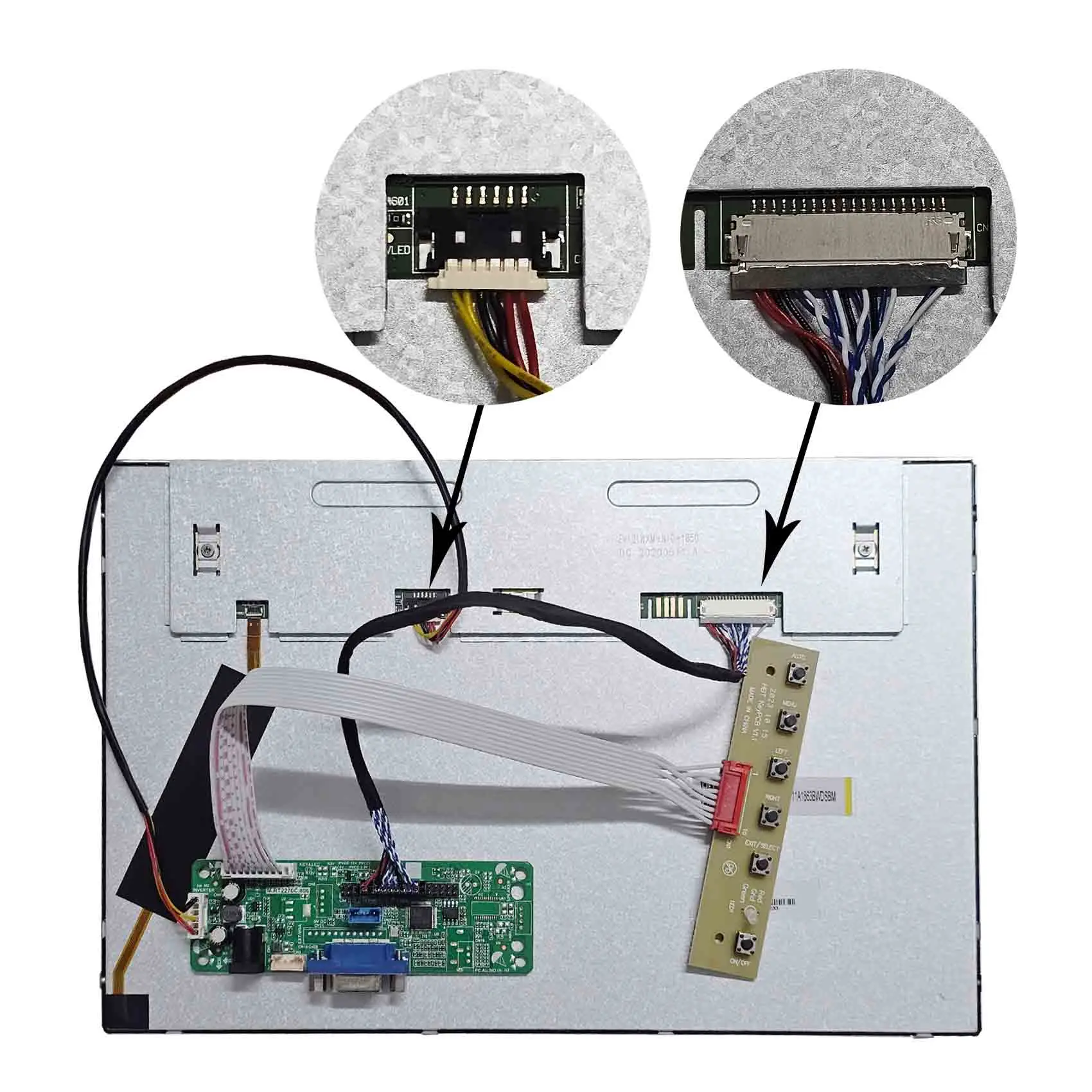 Розничная продажа, Lcd дисплей экран высокой яркости 400Nit 12,1 дюймов 1280X800 наружная реклама ЖК-дисплей с Vga ЖК-платой драйвера