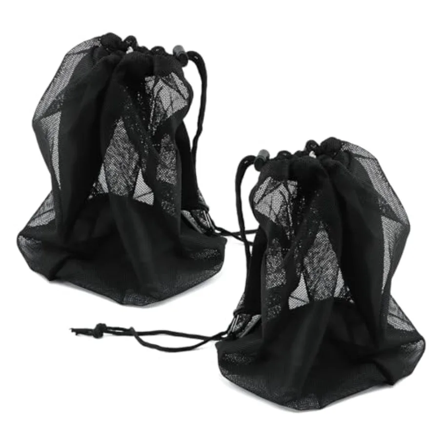 2 stks Enkele Bal BagMesh Draagtas Met Snelsluiting Enkele Mesh Bal Tas Trekkoord Sling Back Bag Basketbal Tas Voor