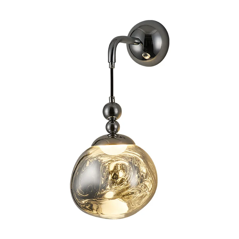 

High-end minimalist designer aisle atmosphere living room background wall decorative light