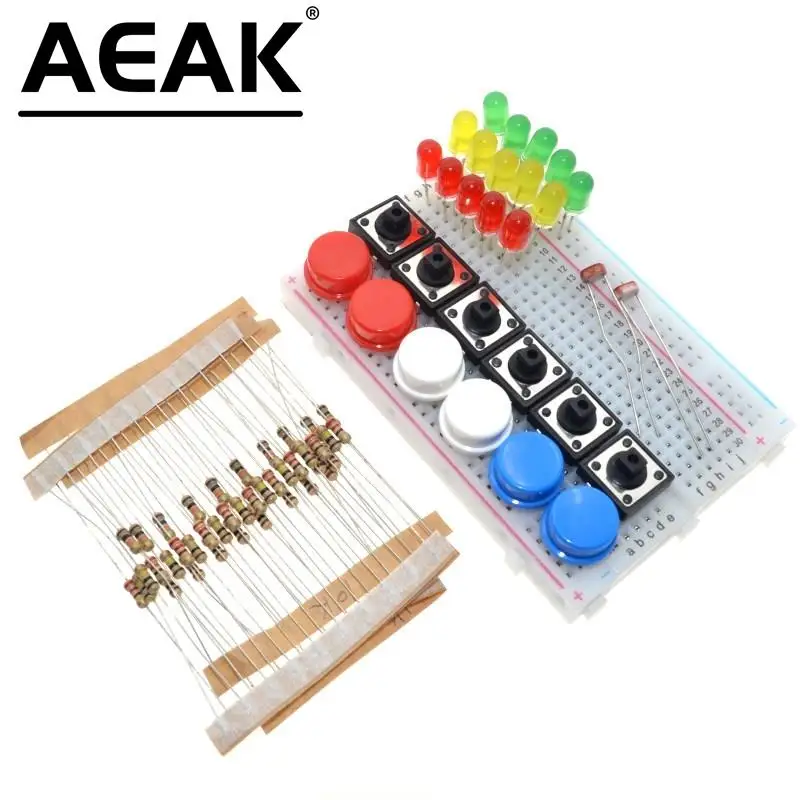 1pcs Smart Electronics Integrated Starter Kit Mega 2560 mini Breadboard LED jumper wire button for arduino kit compatile