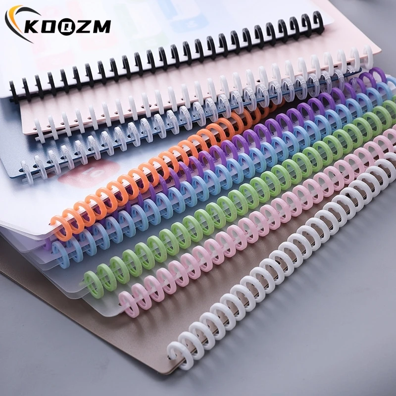 10PCS/LOT Album Binder 30 Holes Circles Ring Loose-leaf Book Album Binder Spiral Binding Clips Random  Color