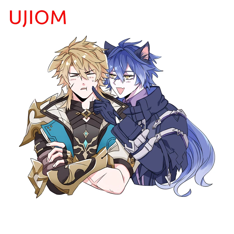 UJIOM Cute Fargan Phyllins Game Wall Sticker Chibi Waterproof PVC Decal Bedroom Decor Creative Home Decoration Accessories