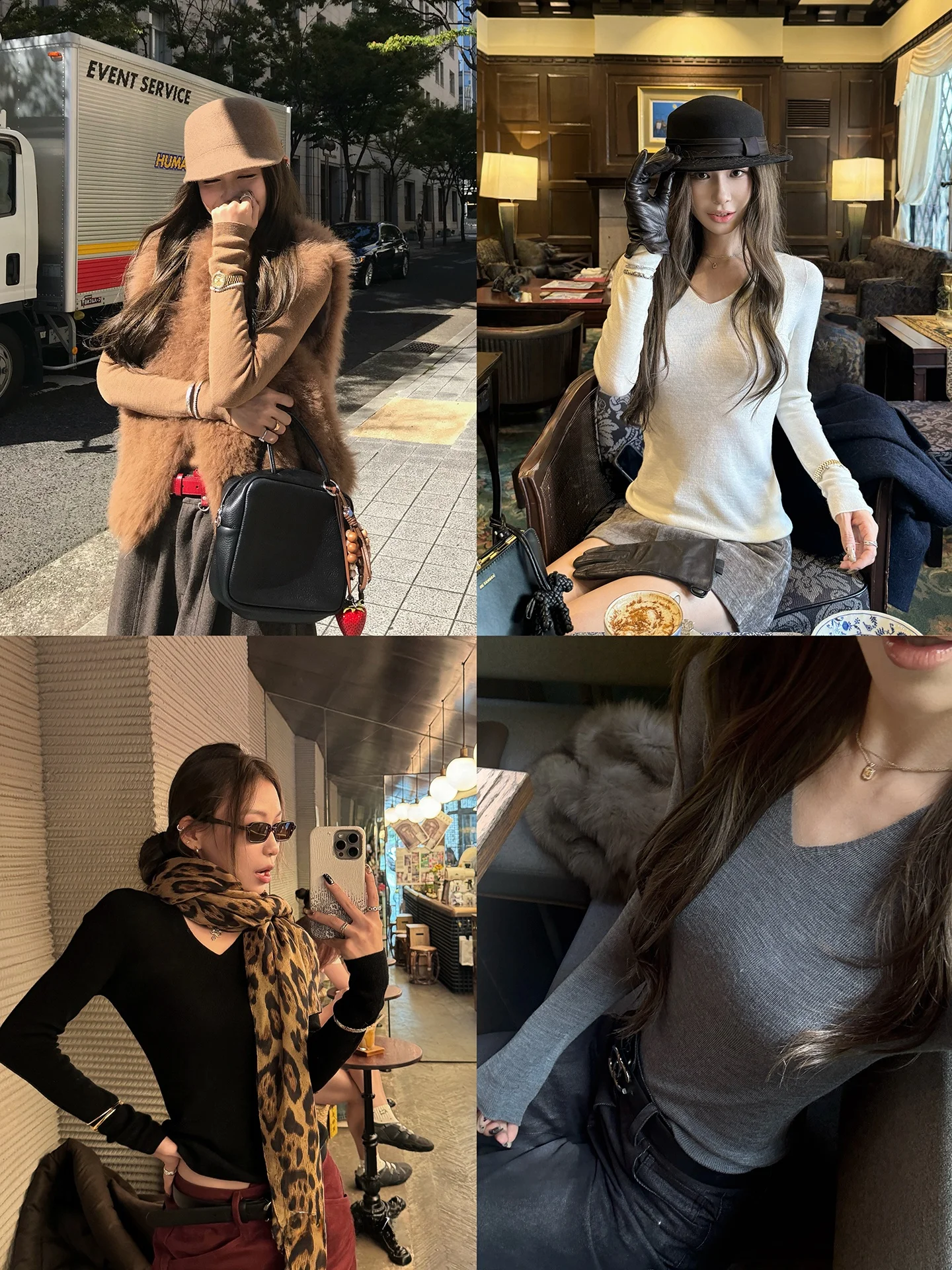 

Obliviate Sl One-Piece Classic Woolen Knitwear Base Layer Long Sve V-Ne Sweater for Women Faionable ential Wi...