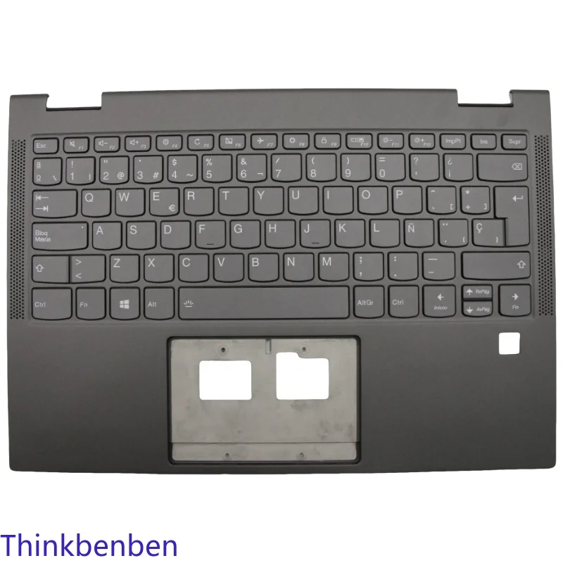 ES Spanish Keyboard Black Upper Case Palmrest Shell Cover For Lenovo Ideapad Yoga C630 13 13Q50 Laptop 5CB0S15933