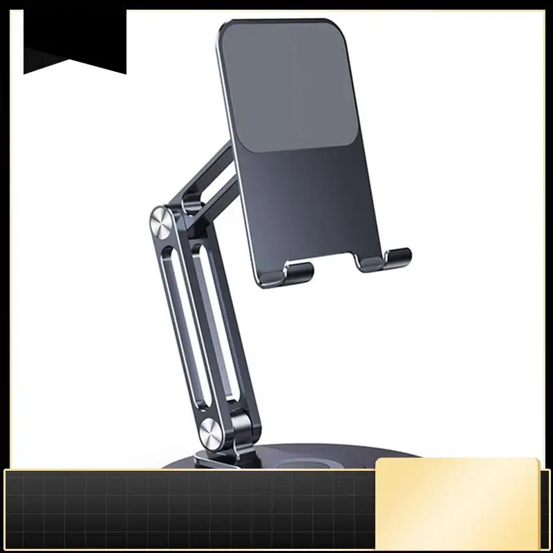 

Boneruy Flexible Portable Alumium Desktop Stand For Cell Mobile Phone Holder Live Desk Tablet Adjustable Mount-N33R