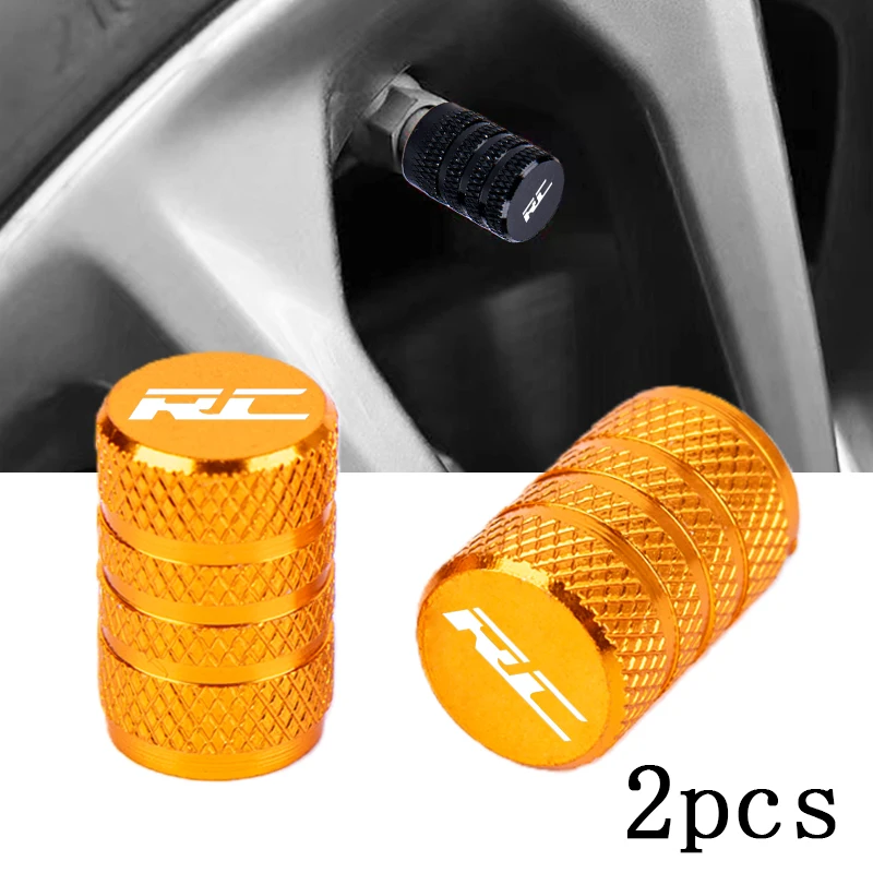 2pcs Motorcycle Tire Valve Stem Caps Tyre Airdust Waterproof Covers For Ktm RC 125 RC200 RC390 RC 125 200 250 390 Accessories