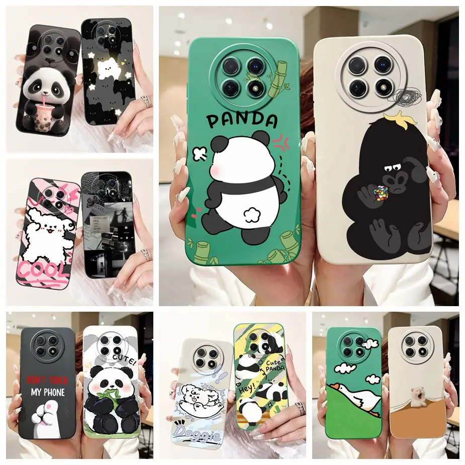 For Huawei Nova Y91 Case STG-LX1 STG-LX2 Fashion Cartoon Painted Cover Soft Silicone Phone Case For Huawei Nova Y91 NovaY91 Bags