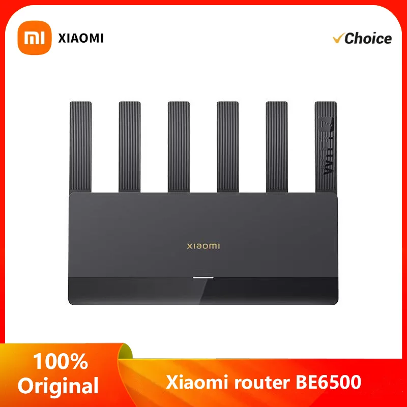 

Маршрутизатор Xiaomi BE6500 WiFi7 2,4/5 ГГц Duan Bands 160 МГц 6453 Мбит/с Mesh Networking Игровое ускорение 2,5G Ethernet-порт 6 антенн