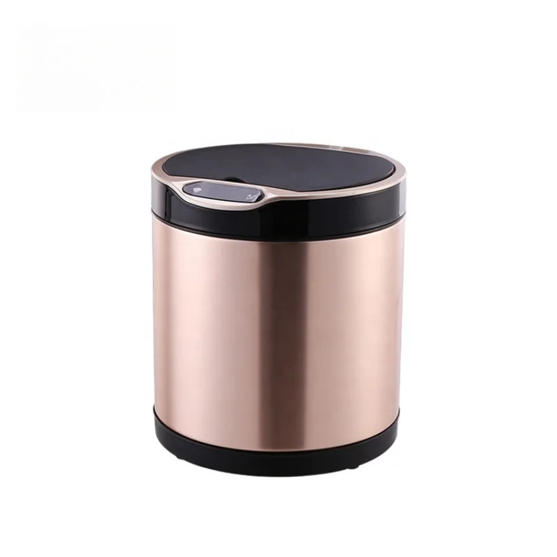 Office Automatic Sensor Dumpster Smart Sensor Dumpster Plastic Environmental Protection Dumpster Diaper 6L Smart Trash Can
