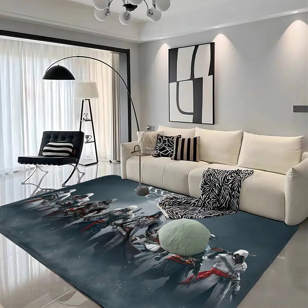 Assassin s Creed Bathroom Mat Retro Multiple Choice Living Room Kitchen Rug Non-Slip Bedside Mats