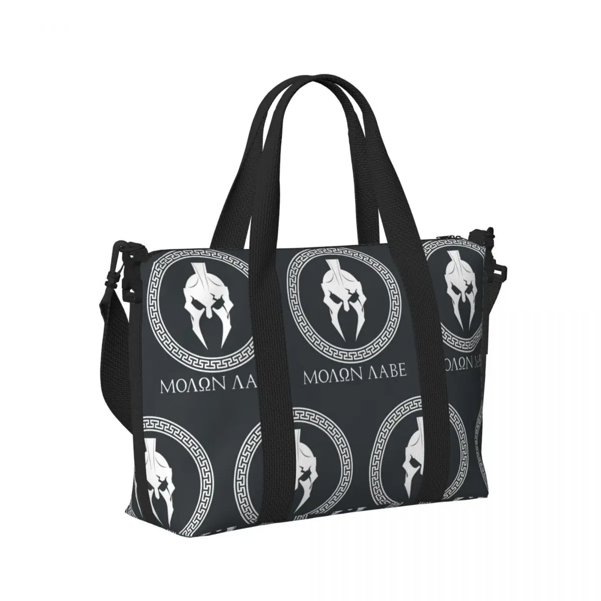 

Molon Labe Come And Take Them Cracked Spartan Sparta Пляжная дорожная сумка-тоут для спортзала Спортивная женская дорожная сумка для покупок