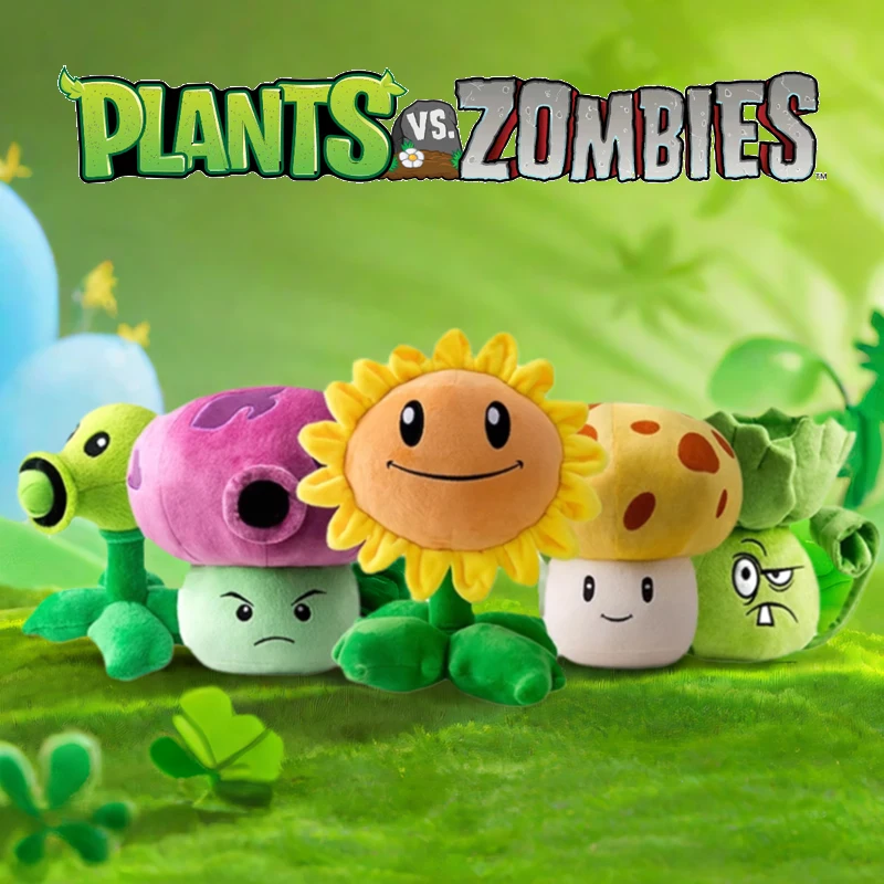 Plants vs Zombies 2 Sonnenblume Erbsenschieer Kokosnuss Plschpuppe  Spielzeug Kissen Spielfiguren Weiches Groes Zombie-Kissen  Teenager-Urlaubsgeschenke - AliExpress 26