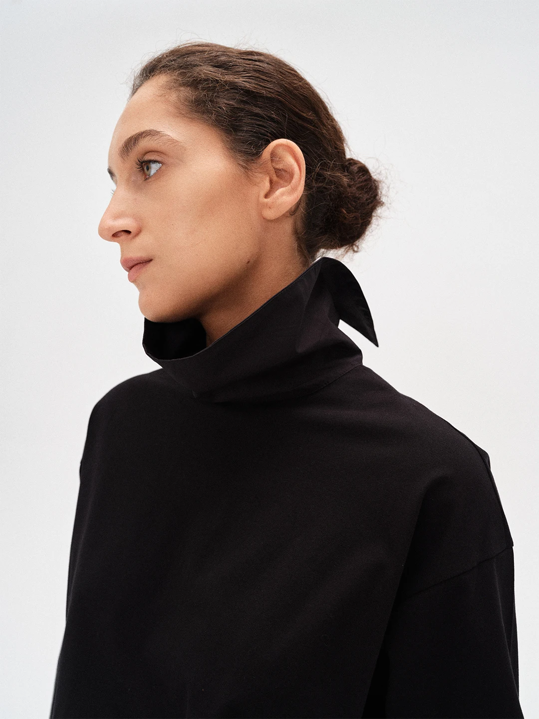 

Футболка с длинным рукавом и воротником, в стиле пэчворк, из смесового хлопка и полиэстера, на пуговицах, повседневная, свободного кроя, осень 2025