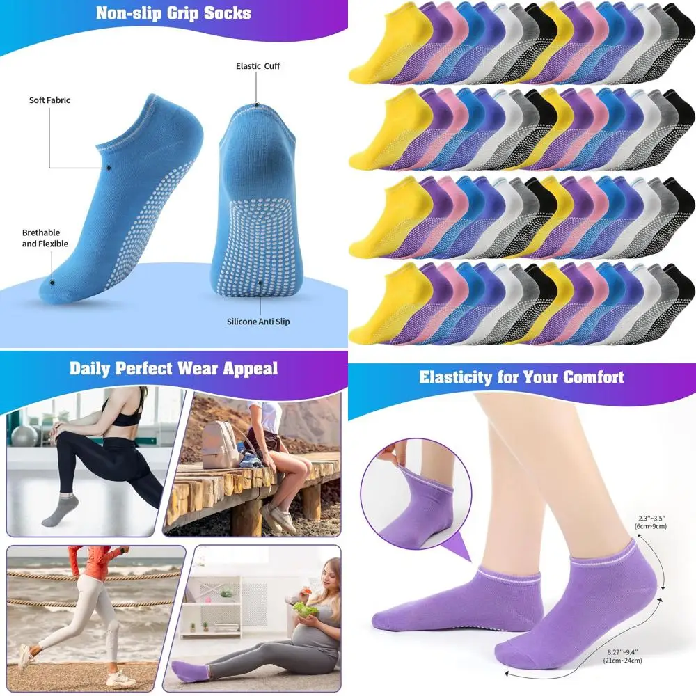 

Нескользящие носки для йоги и пилатеса для женщин и подростков — противоскользящие носки для тренировок и больниц