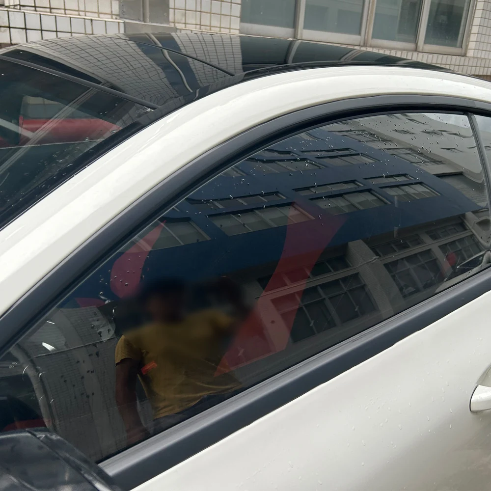 Für Audi A4 S4 B9 2017-2025 Limousine Fenster-Chrom-Abdeckung Blackout ABC-Säulen Hochglanz-Schwarz-Aufkleber – Detail 13