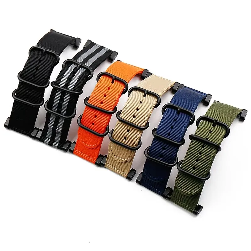 Nylon strap pin buckle 24mm for Suunto core outdoor sports female bracelet men Watch accessories correa for Suunto core