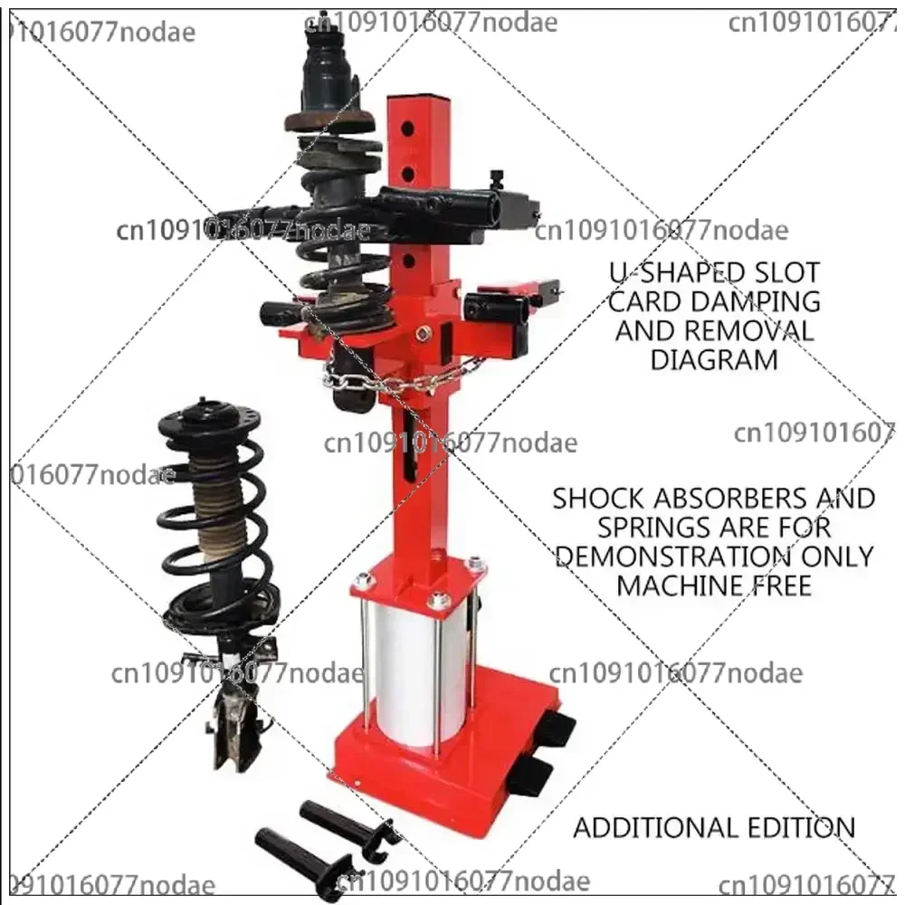 Automobile Shock Absorber Spring Compressor Pneumatic Hydraulic Shock Absorber Spring Disassembly and Assembly Machine