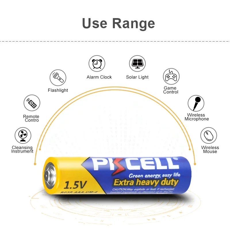 100pcs Thermometer R03P AAA battery UM4 MN2400 LR03 SUM4 LR3 Zinc Carbon Supper Heavy Duty Dry And Primary Battery for control