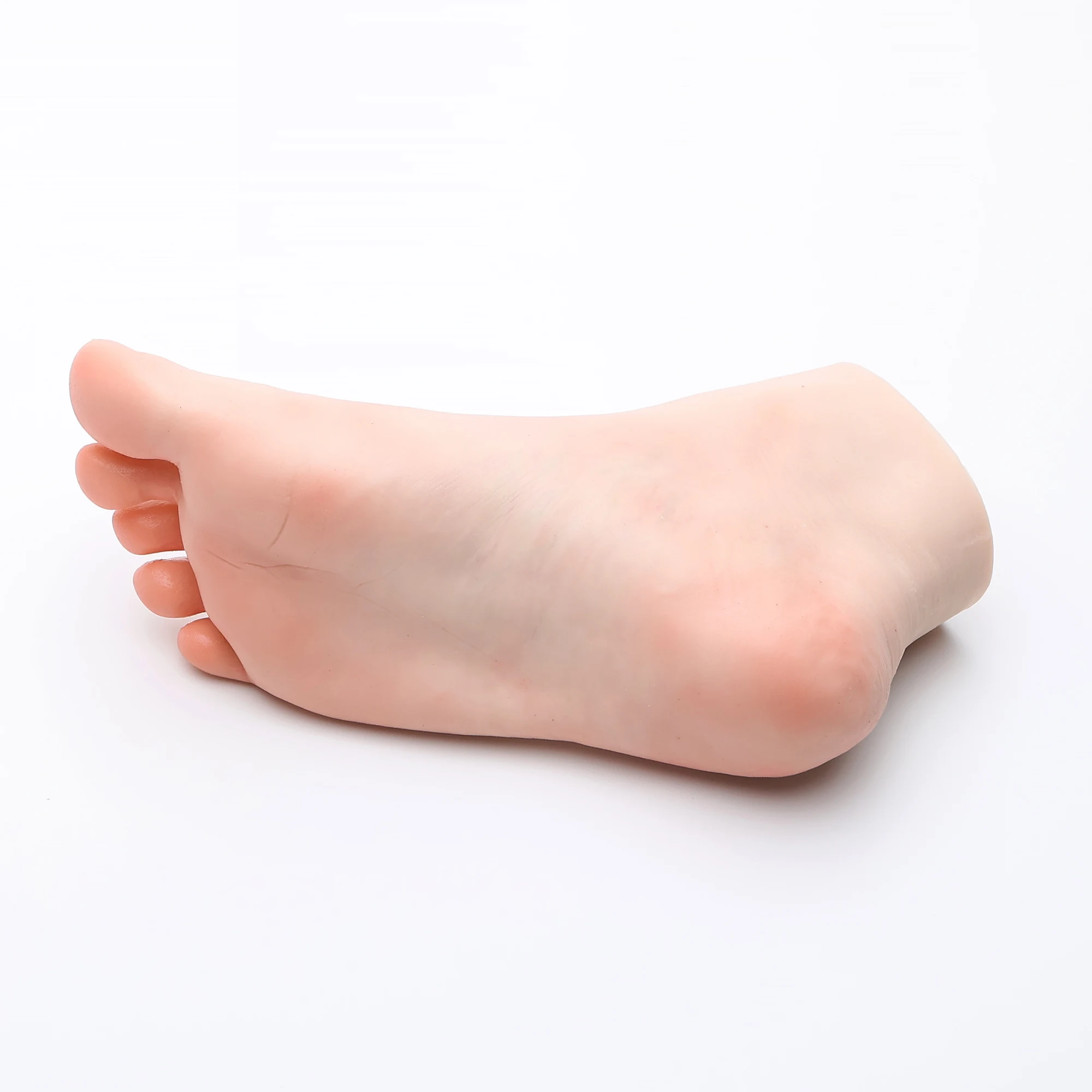 Platinum Silicone Foot Model Cute Girl Feet Fetish Shoes Socks Display Props Simulation Vein Liquid Toes Aiji Little Fat Feet