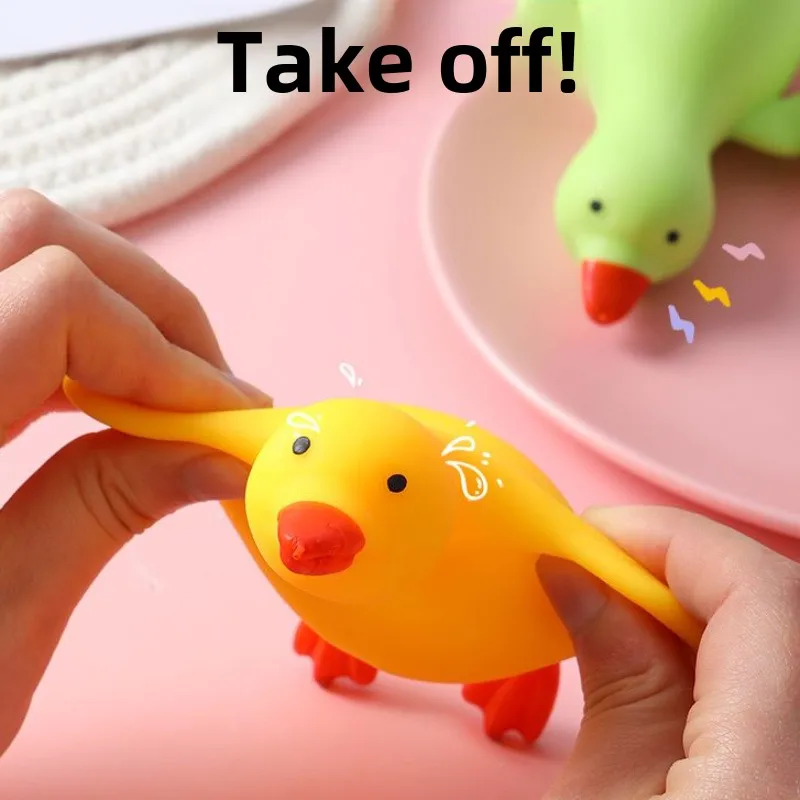 リトルイエローアヒルピンチル減圧アヒル減圧おもちゃクリエイティブかわいい